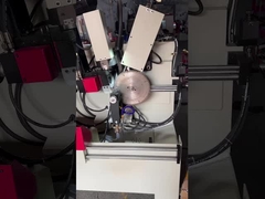 木工用多刃の刃の前方と後方角磨機