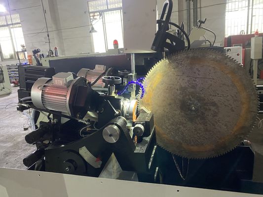 LDX-028A フルサーボ CNC 円形 刃 双重 磨き頭 サイド 磨き 機械