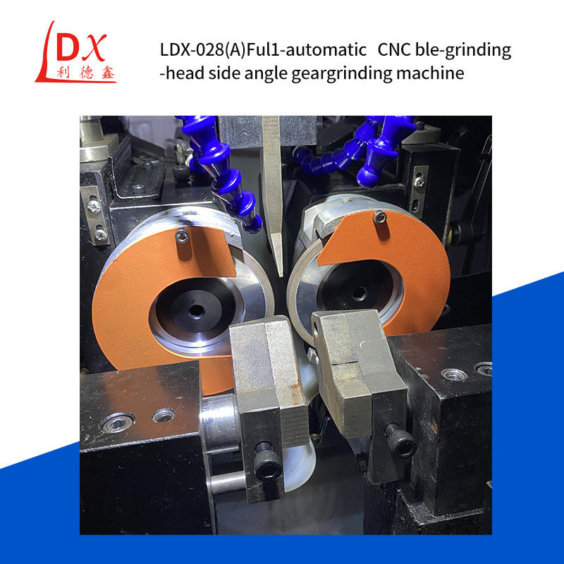 サーボ TCT サーブ 円形 サーブ 刃 二重 磨き頭 サイド 角度 完全な CNC 磨き機 LDX-028A