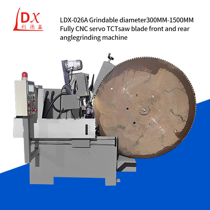 大型 CNC サーボ 円形 サーグ 磨き機 刃 前と後ろの角 磨き機 刃 LDX-026A