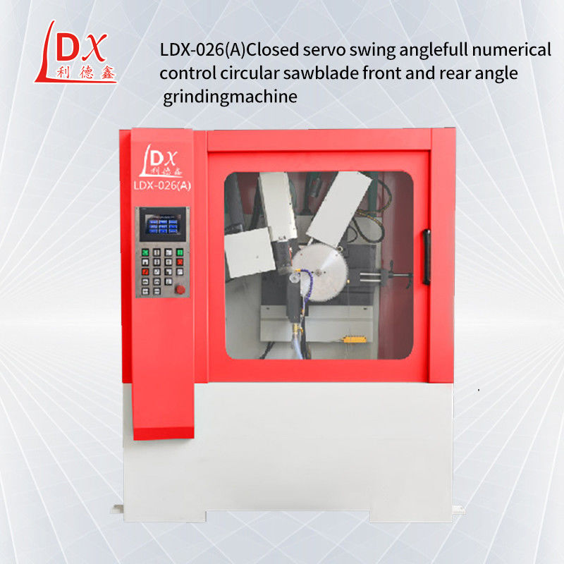 全閉ざされたCNCフロントとバックアングルTCT円形サーブブレード磨き機 LDX-026A