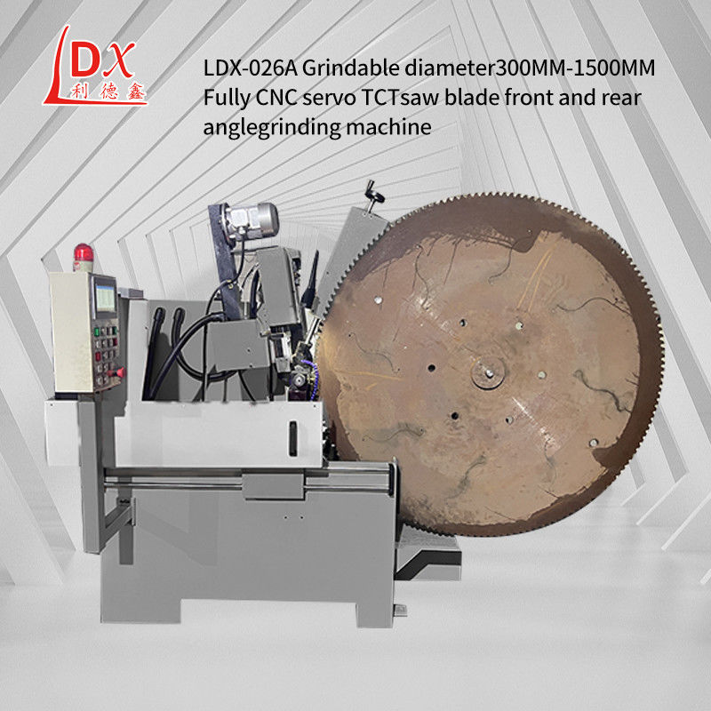 LDX-026A 磨き直径 250-1500MM フルCNC サーボ フィード 円形 刃 磨き機