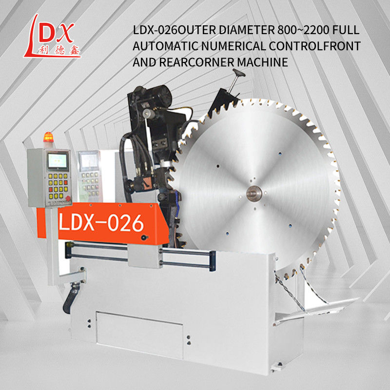 LDX-026 磨き直径 500-2200MM フル CNC 円形 刃 前側と後ろの角度磨き機