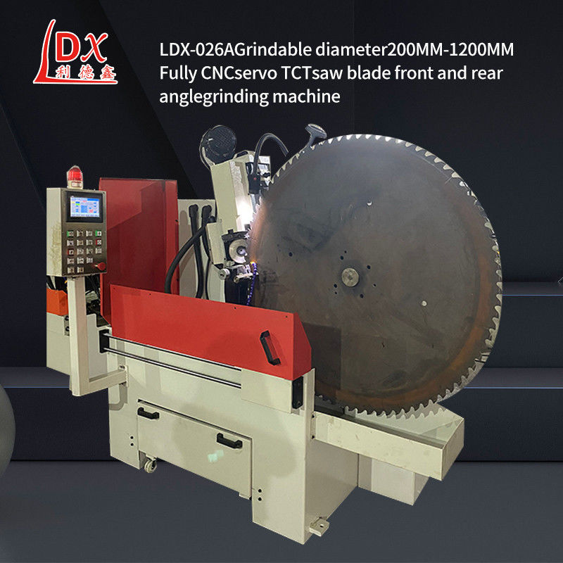 LDX-026AセルボフードフルCNC円式サーブ刃前後角磨き機