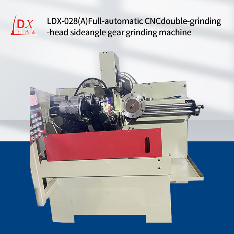 LDX-028A フルCNC 円形刀片 仕立て精度 ダブルシャーピングヘッド サイドアングル 機械